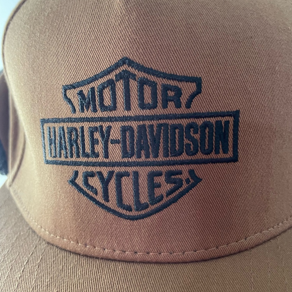 Harley-Davidson Brown Cap with Ear Flaps - Picture 3 of 12